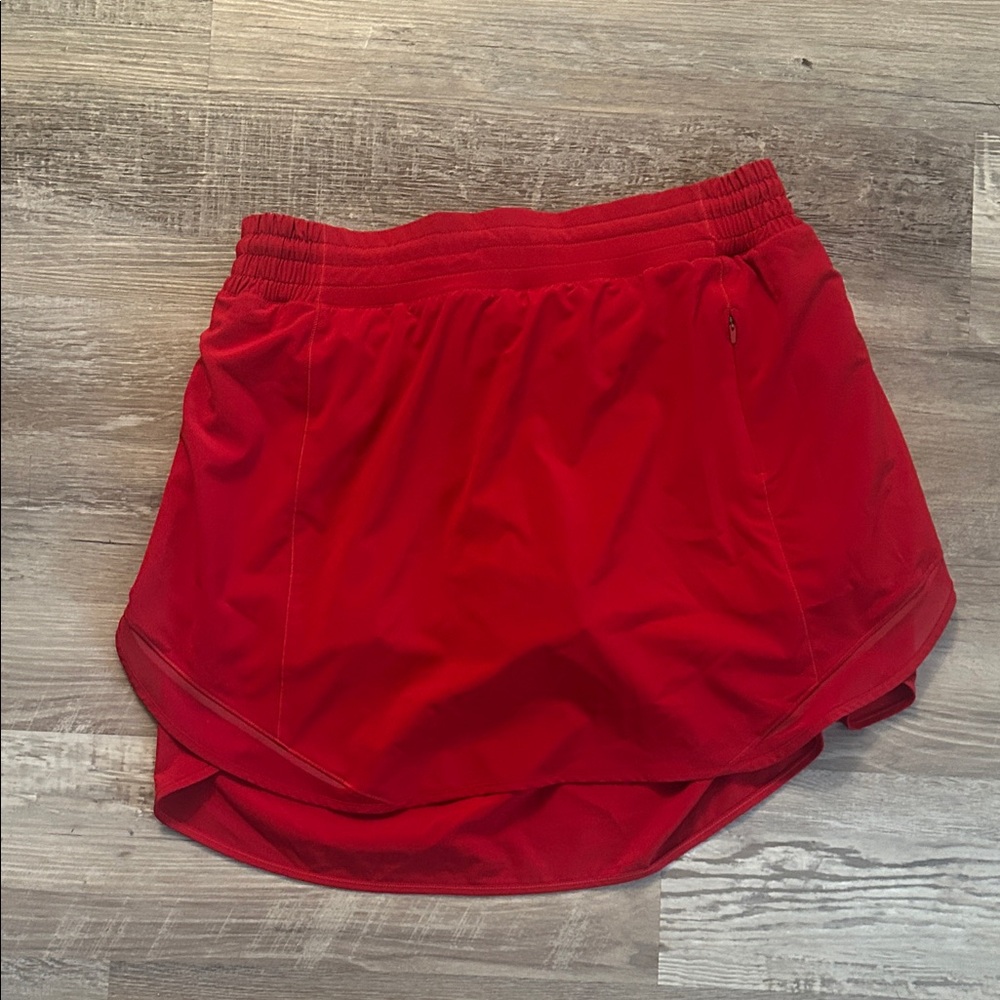 Lululemon Athletica Bold Red Skort